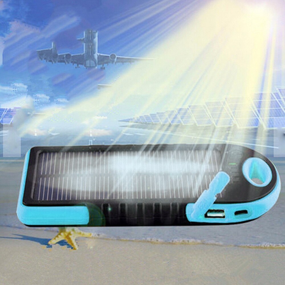 LED draussen Reise Dual USB Solar- praktisch Energie Bank fallen Ladegerät DIY Bausatz: B