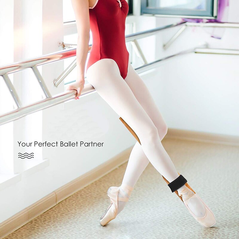 Holz Ballett Fuß Bahre Tanz Elastischen strecken Band Bogen Gymnastik Ausrügestochen Mit ziehen Gurt Ballett Spannung Partner Fitness