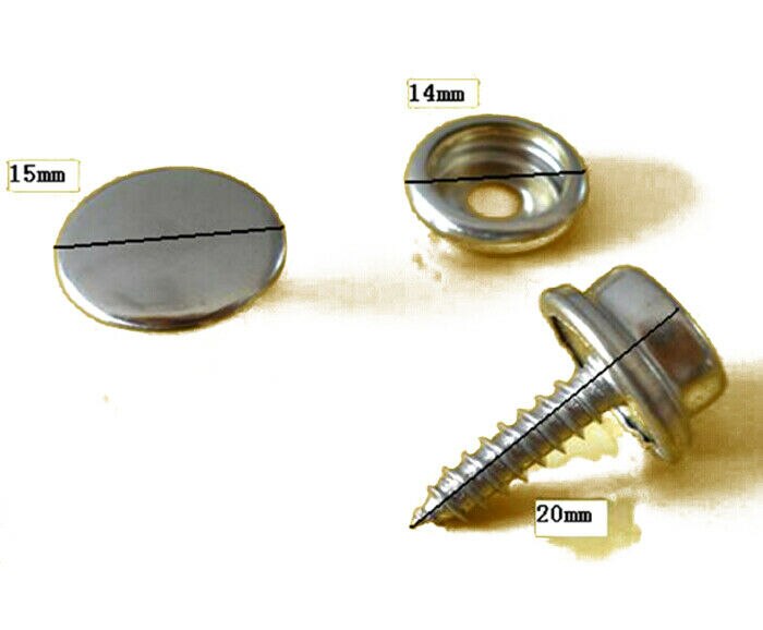 Kit de réparation de bâches + œillets-ensemble de poinçon d'oeillet en laiton, auvent de bâche 20mm 62 pièces