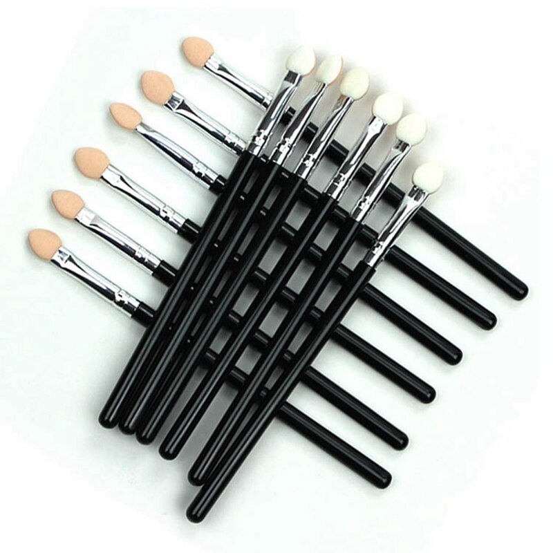 1 piezas de sombra de ojos cepillo esponja palo portátil sombra de ojos delineador de labios cejas cepillo aplicador ojos maquillaje cosmético