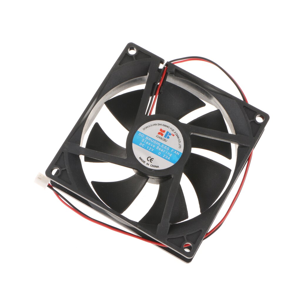 Ventilador de caja de refrigeración silenciosa para ordenador, 2 unidades, 92mm, 12V, PC/CPU