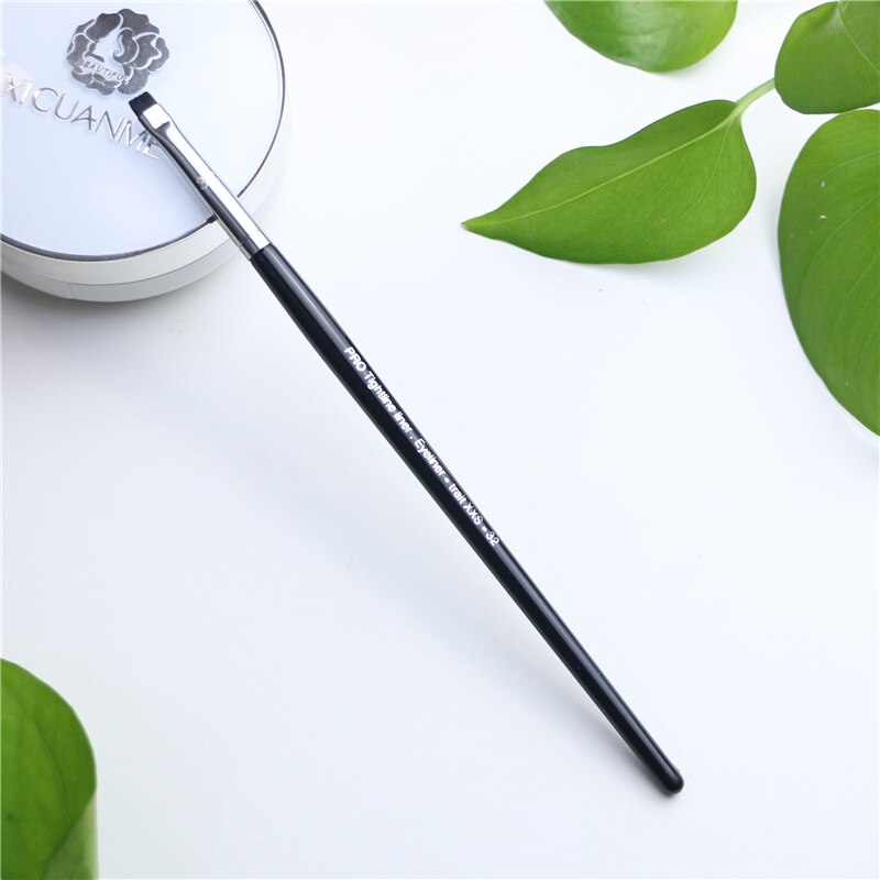 32 # pędzle robić makijażu zawodowiec cienki mały pędzel robić eyelinera precyzyjny cienki kątowy płaski pędzel robić eyelinera syntetyczne piękno szczotki kosmetyczne pojedyncze
