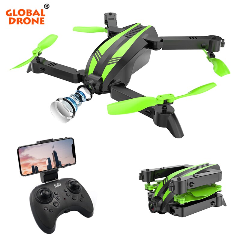Global Drone GW68 Fpv 1080P Camera Rc Drone Opvouwbare Mini Drone Hoogte Houden Luchtfotografie Groothoek Rc Helicopter speelgoed