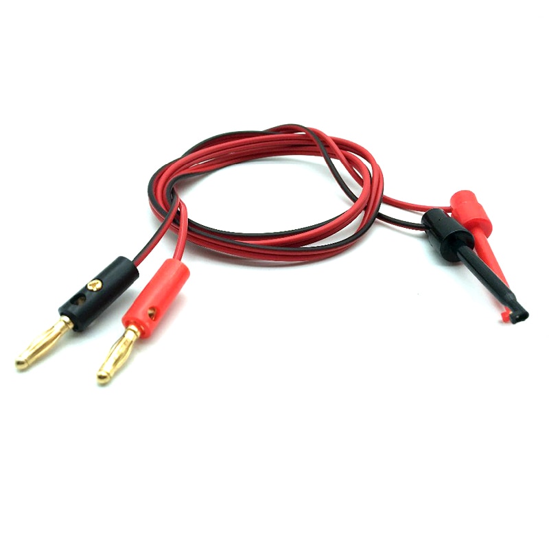 thumbnail image 2 of 3mm Banana Plug Multimeter Test Leads – 1m Long, Pair, For MF47 & More 2 of 2