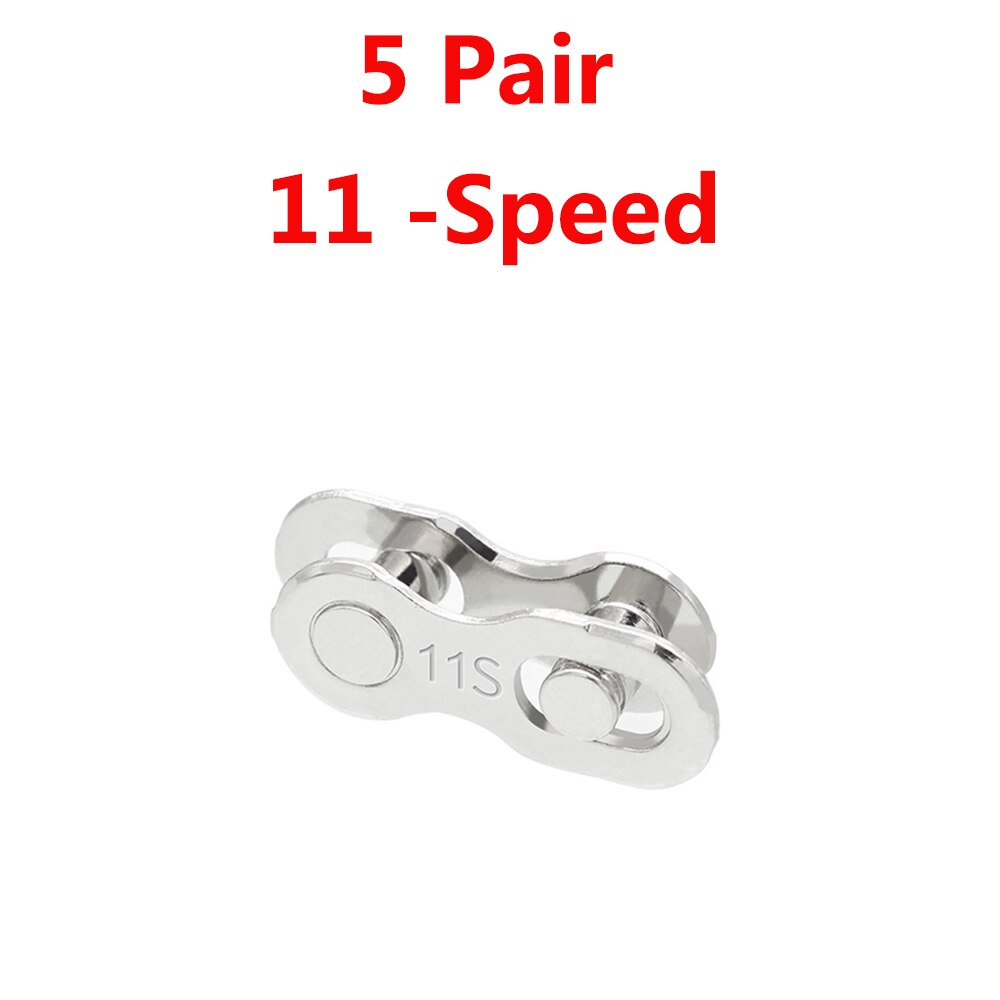 RISK-cadena de bicicleta de montaña, conector rápido, conector Maestro de conexión para 6-7-8/9/10/11/12 velocidades: 11 Speed 5 pair