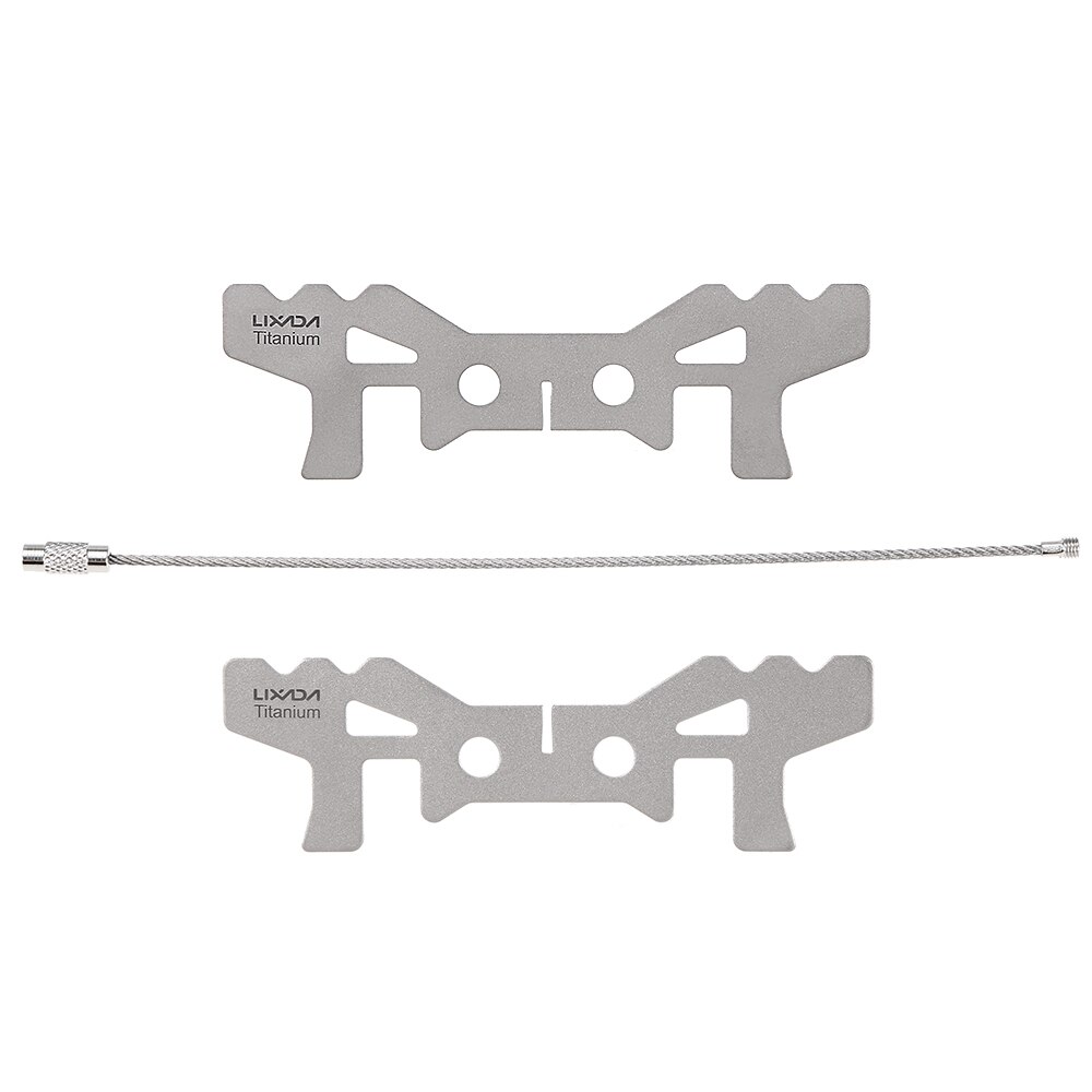 Portable Titanium Alcohol Stove Rack Cross Stand Outdoor Camping Stove Stand Support Rack Cross Combination Stent Reactor System