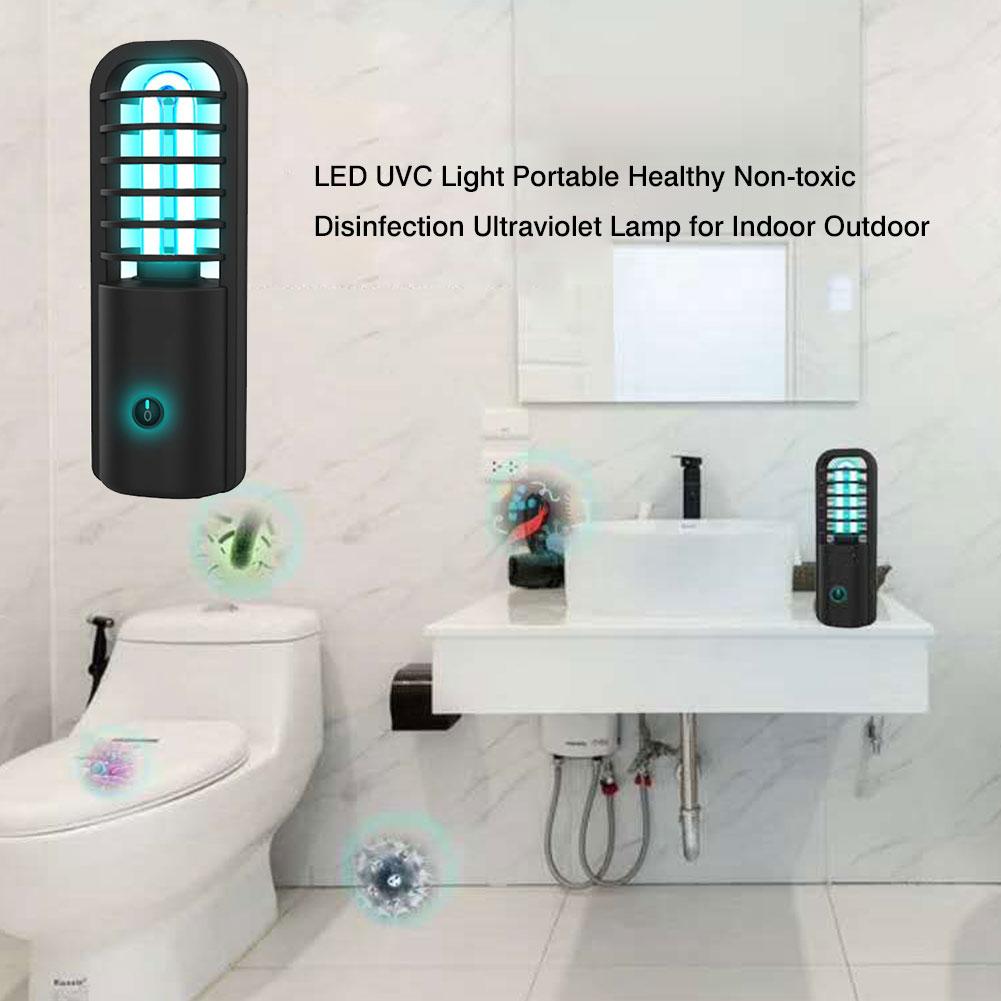 Uv Sterilizer Germicidal Lamp Portable UV Lamp Car USB Charging Indoor UVC Violet Light Mite Removal Lamp Ultraviolet Lamp: Default Title