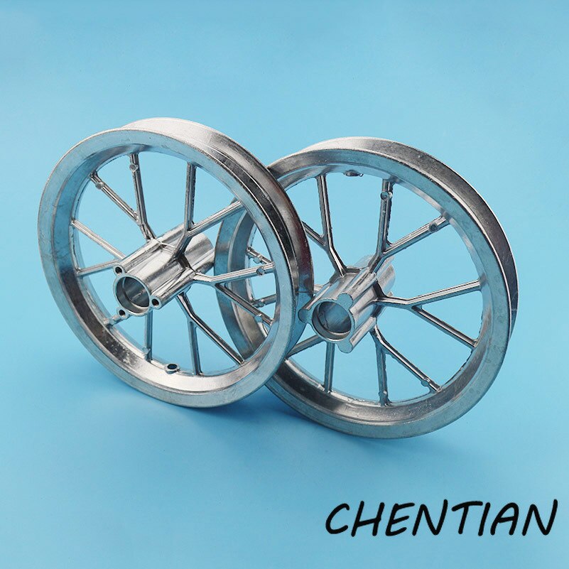 2pcs Aluminum Dirt Bike 12 1/2 x 2.75 Tire Tube Rim Wheels Front & Rear Accessory Replacement for 49cc Mini Moto Motorbikes