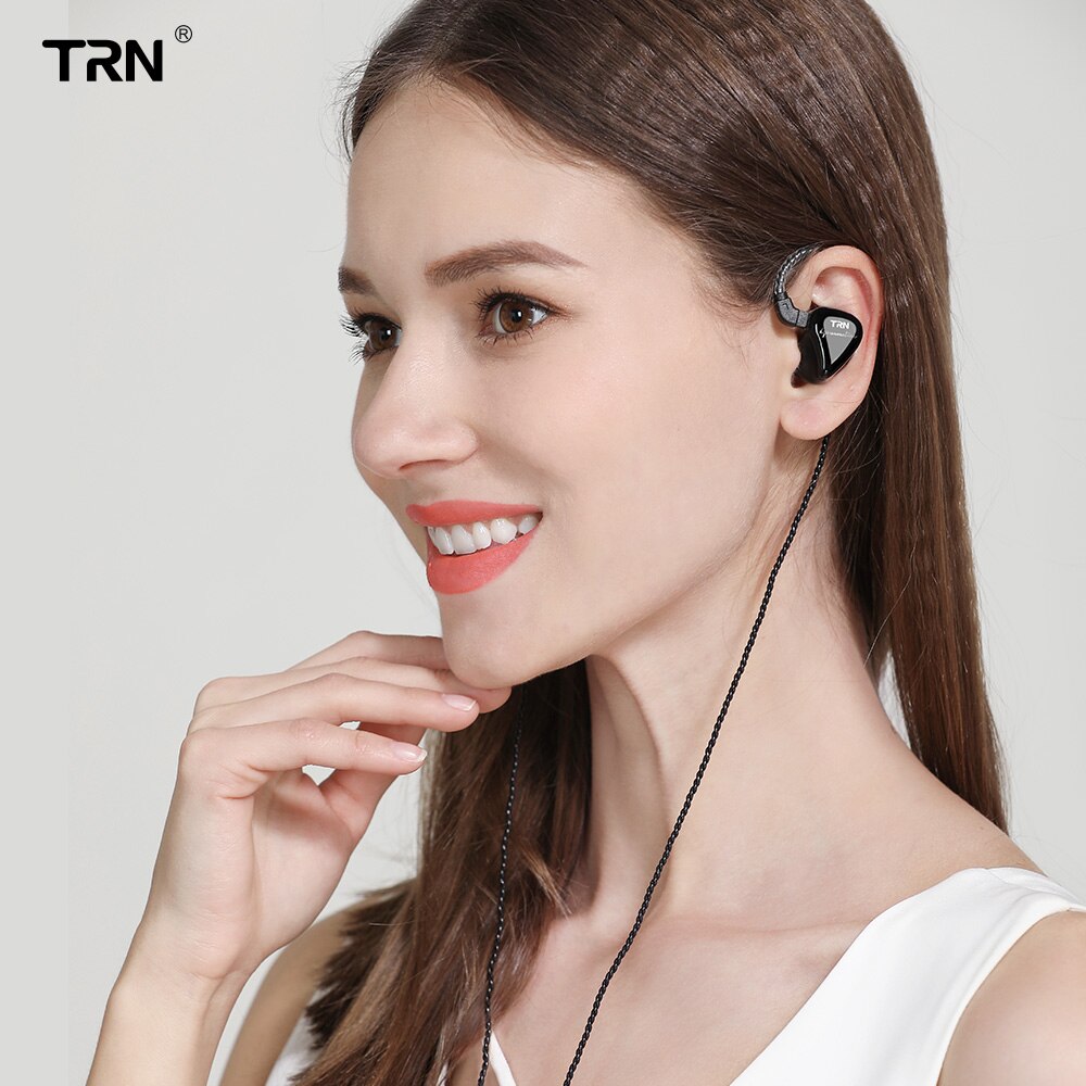 TRN IM1 PRO 1BA 1DDHybrid In Ear Earphone Monito Running Sport Earphone HIFI Headset Detachable Detach 2Pin Cable TRN VX V90 M10