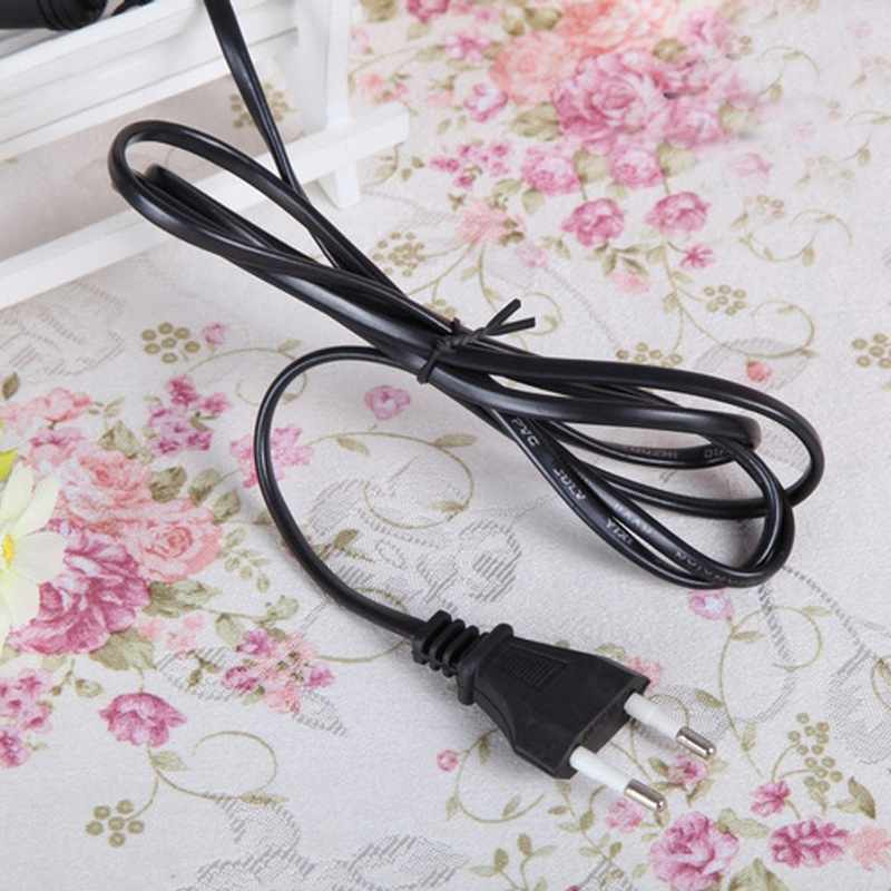 Eu plug pro hair volume curl curling lave jern temperatur rustfrit stål hår curler waver maker roller 051#