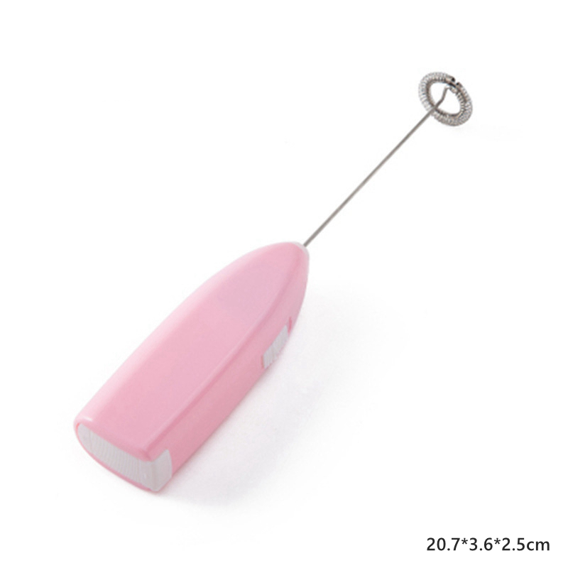 1 PCS Milk Frother Handheld Mixer Foamer Coffee Maker Egg Beater Cappuccino Stirrer Mini Portable Blender Kitchen Whisk Tool: green