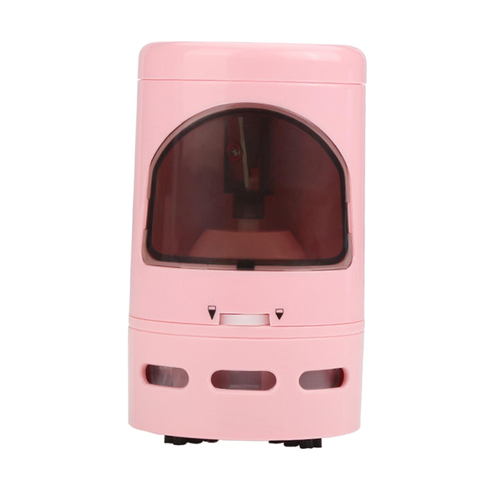 Electric Pencil Sharpener Portable School Supplies Stationery Pencil Sharpener Mini Vacuum Cleaner Stationary Kit for Student: Pink