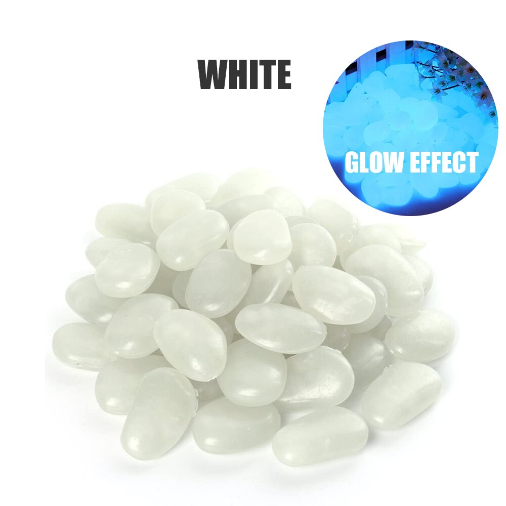 Decorative Pebbles Luminous Stones Glow In Dark Ga... – Vicedeal
