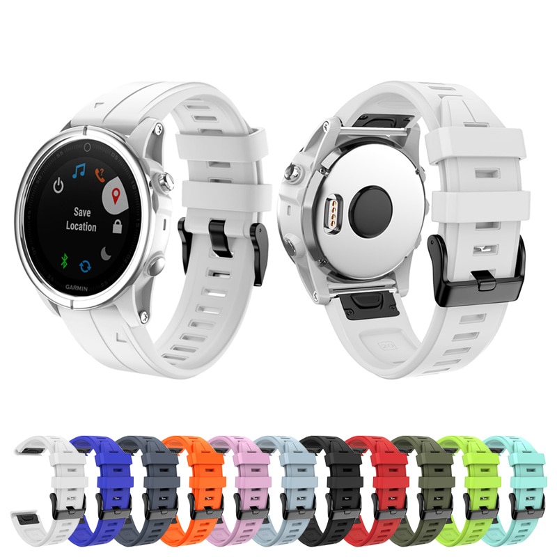 20mm Silikon Uhr Band Gurt Schleife Armbinde für Garmin Fenix 5 S Fenix 5 S Plus SD998