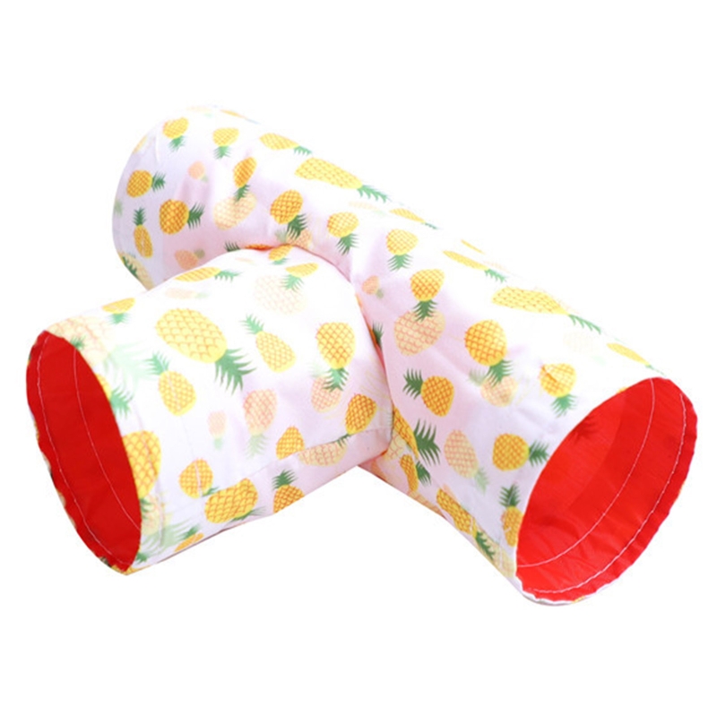 Tubi giocattolo criceto gabbia cavia regalo pieghevole e portatile per animali domestici tunnel a forma di T durevole-tubi da gioco a 3 gareggiare durevoli