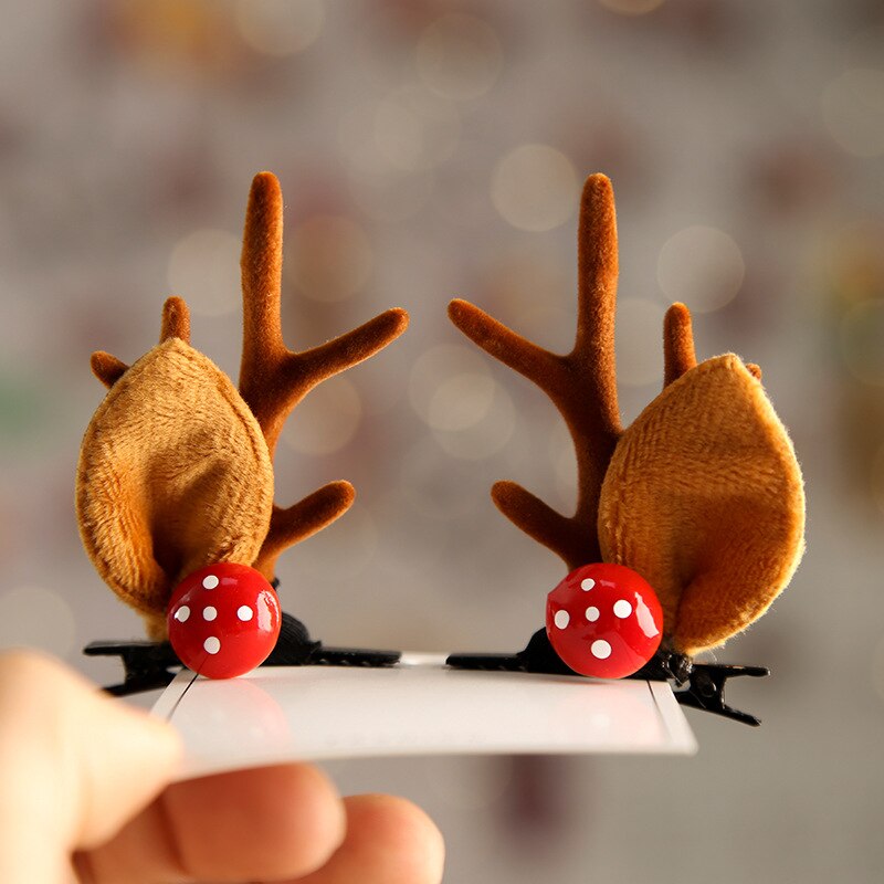 Cute Antlers Dog Cat Kid Hari Accessories Christmas Supplies for Pets Girls Santa Claus Puppy Mascotas Hairpin Hearwear: 4