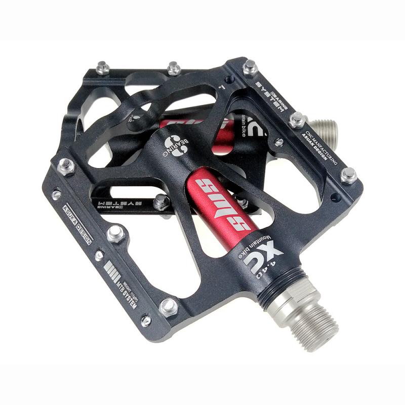 Bicycle Pedal Aluminum Alloy Mountain MTB Pedal Road Cycling Sealed 3 Bearings Pedals for BMX Ultra-Light Bicycle: A1