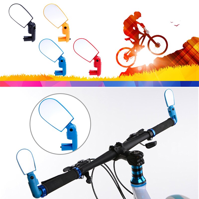 Bicicletta Specchietto retrovisore Universale Regolabile montagna bicicletta Manubrio Della Bicicletta Aereo Specchietto retrovisore Riflettore Della Bicicletta Attrezzature