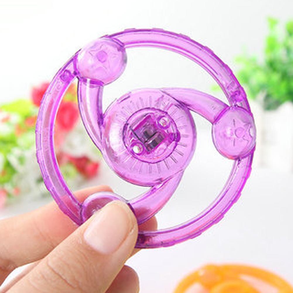 Fidget Spinner Luminous Flashing Pull String Hand Spinner Anti Stress Toys Novelty Flash Gyro For Children's Toys