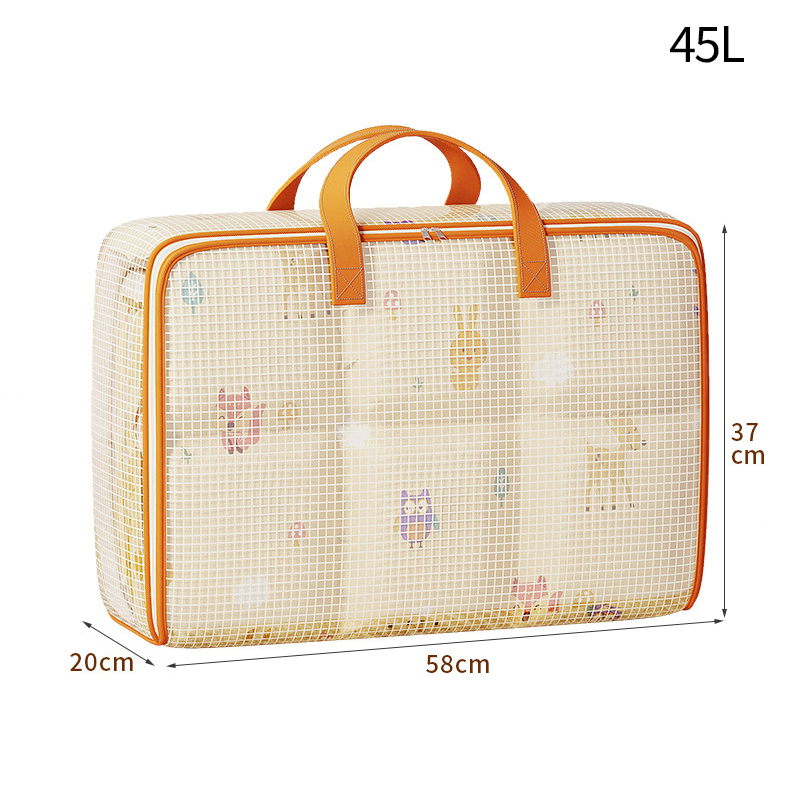 Wodoodporne Organizerzy Organizer na Ubrania Kosz na Brudną Bieliznę Torba robić Przechowywania Powrót robić Szkoły Składany Pojemnik na Kołdrę Torba: Złota