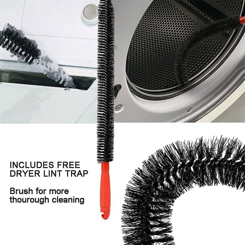 Warmhm 1 Set Dryer Vent Cleaning Tool Cleaning Brush The Expandable Flexible Tools For Air Duct Cleaning Dryer Vent Cleaner Chimney Cleaning Set