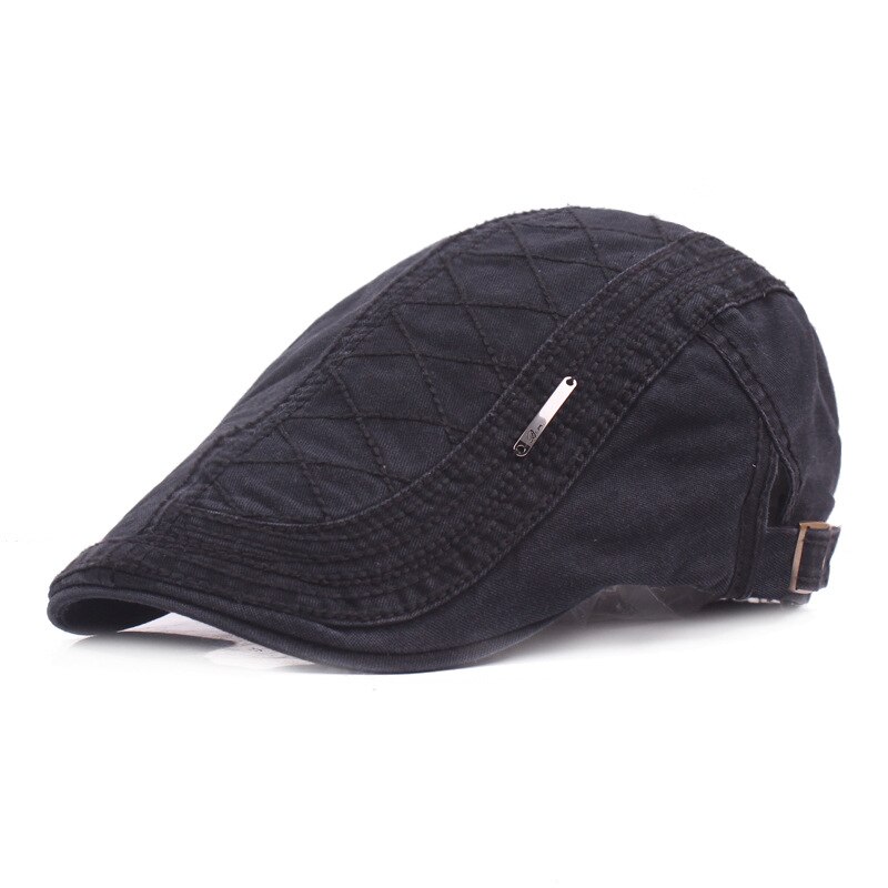 sombrero de hombre, gorras tipo boina de verano para hombres y mujeres, gorras de visera informal, sombreros Bordado de letras para el sol, gorra, Peaky Blinders: Black