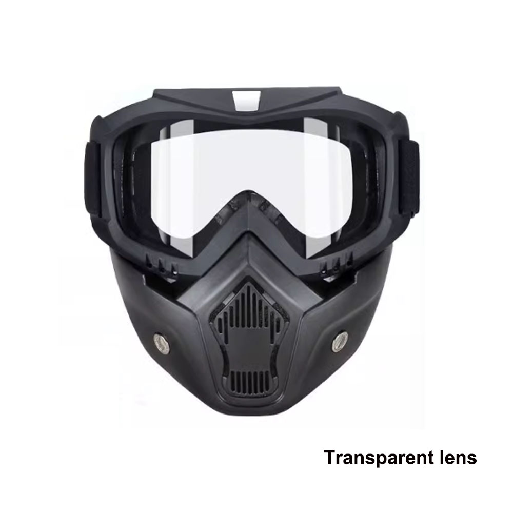 Goggles Full Face Hd Transparent Fog-proof Sand-proof Electric Welding Protective Glasses Versatile Breath-proof Windproof Mask: army green