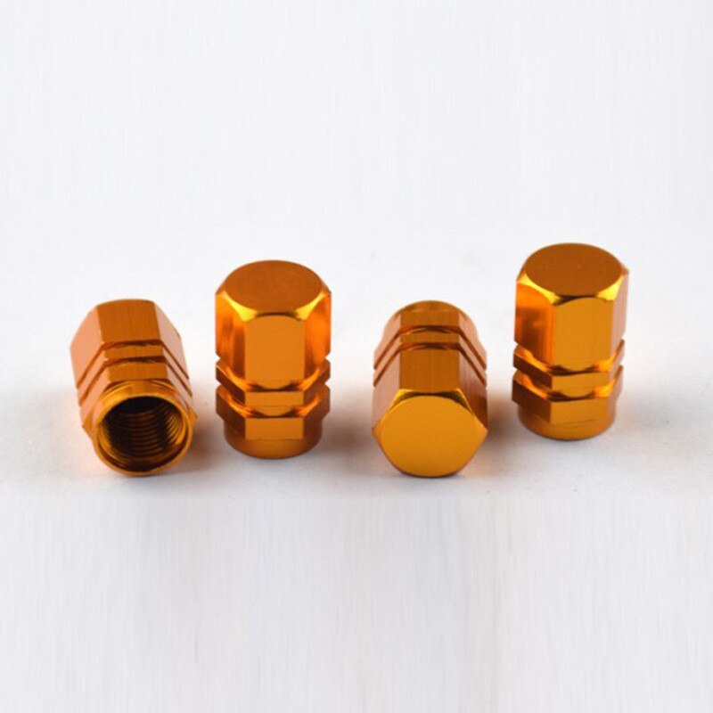 4 Uds tapon rueda coche tapones valvula coche enchufes de rueda de neumático de neumáticos Tapa Valvula para rueda de motocicleta tapas Theftproof aluminio rueda de coche Tapa de válvula tapas de válvula de aire tapone: CA346-G
