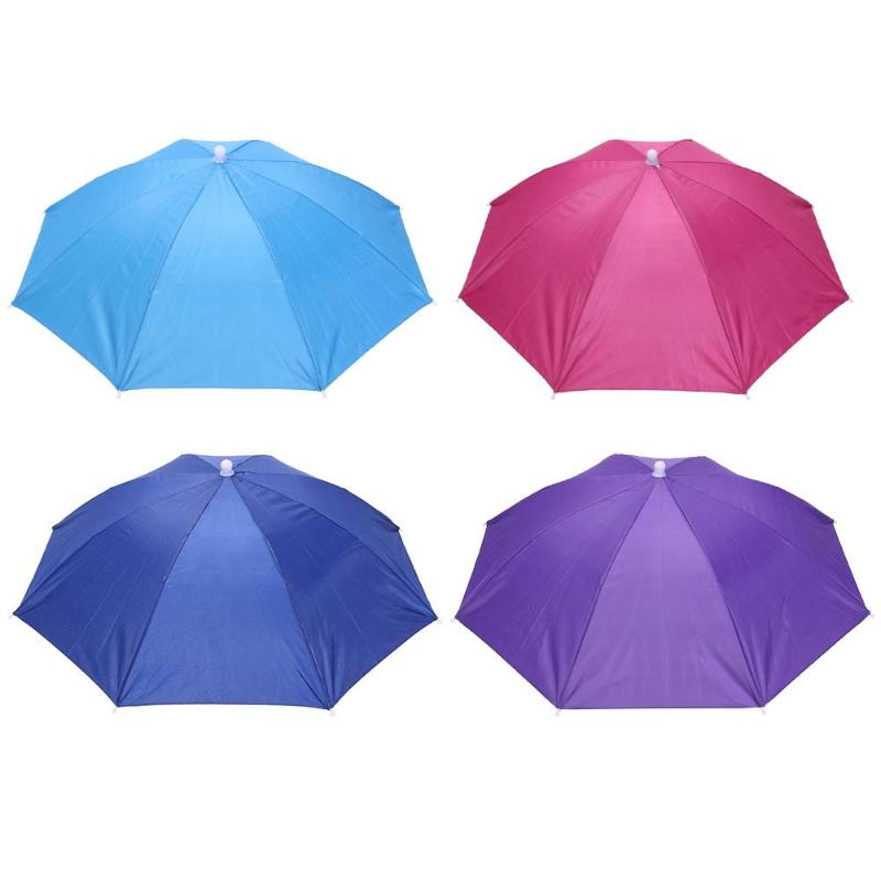 Sombrilla plegable para exteriores, sombrilla, sombrilla, sombrero, banda elástica antilluvia, protector solar de pesca para exteriores, herramienta para sombreros, sombrillas