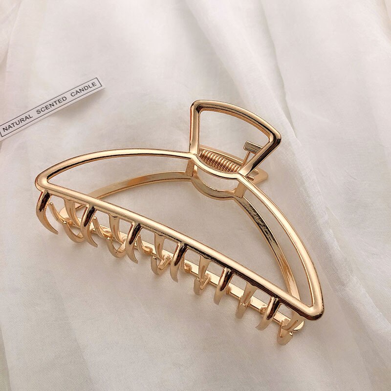 2021 mulheres meninas coreano estilo mental garras de cabelo moda geométrica acessórios para o cabelo tamanho grande simpe grampos de cabelo headwear para as mulheres: 17