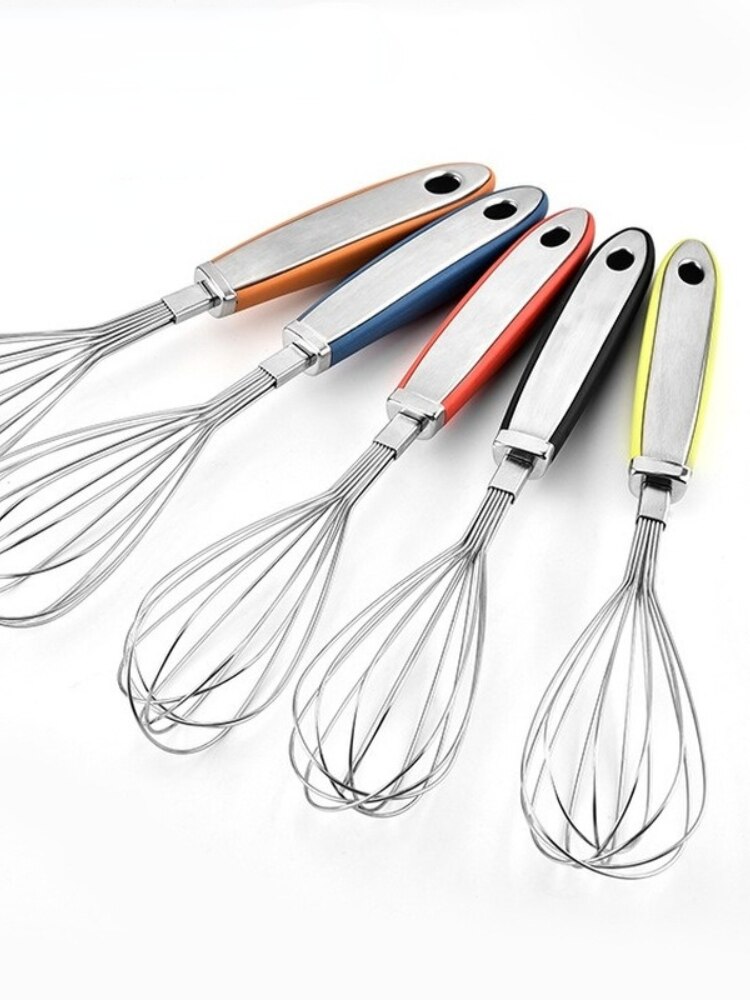 Egg Shaker Beater Stainless Steel Milk Frother Pastry Tools Portable Blender Mixer Food Cooking Accessories Kitchen Small Items