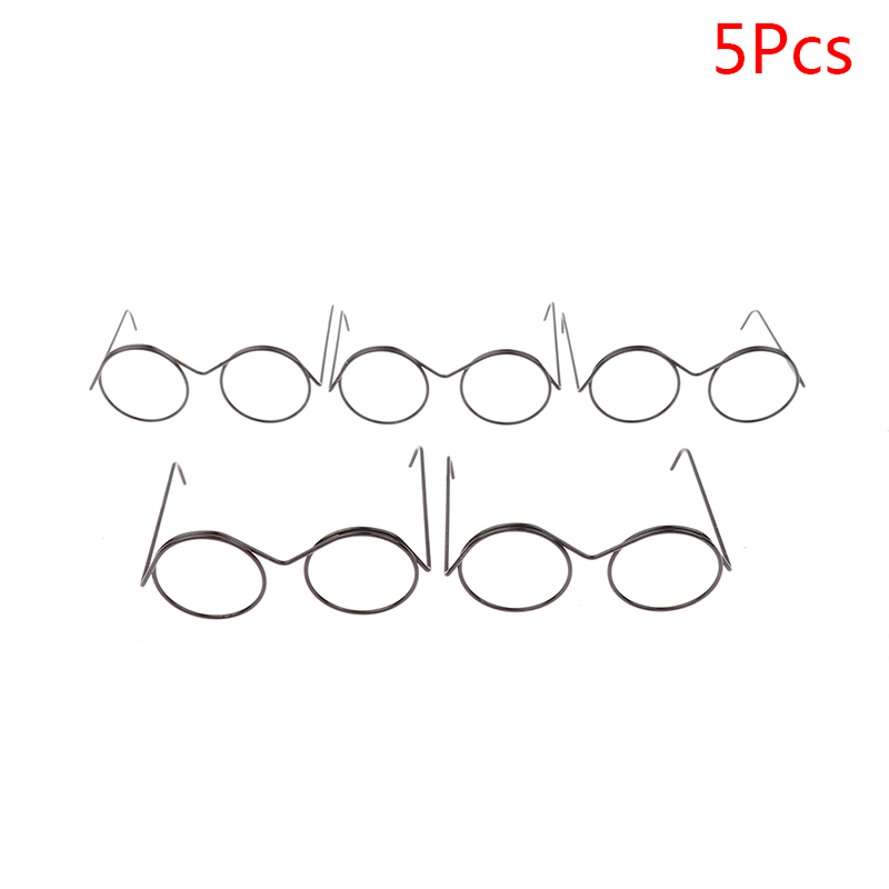 1/2/5/10Stck Runde Rahmen Linsen Auskommt retro Kühlen Puppe Gläser Für Puppe 2022 Meisten beliebte Niedrigsten Preis Neue Jahr