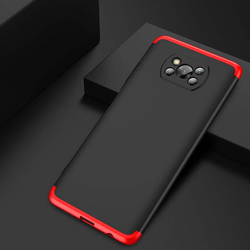 For Xiaomi Pocophone Poco X3 NFC Case Hard Matte Armor Hybrid 3 in 1 Protective back cover case for Xiaomi poco X3 x3nfc shell