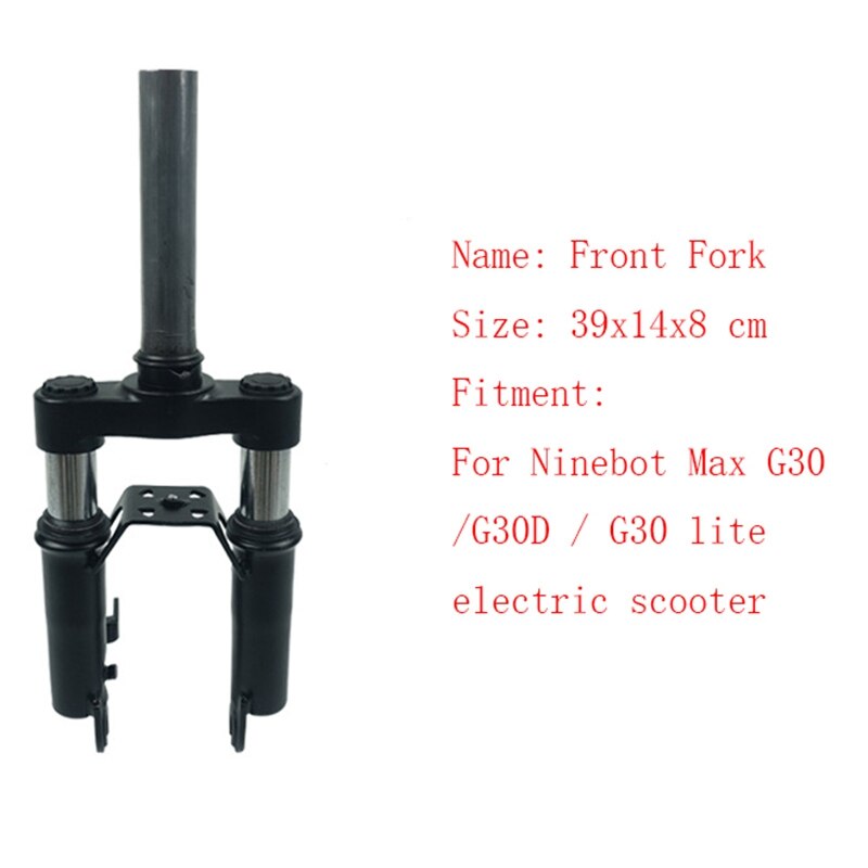 for Ninebot Max G30 Front Shock Absorber Electric Scooter Front Fork Suspension Kit with Heighten Foot Support