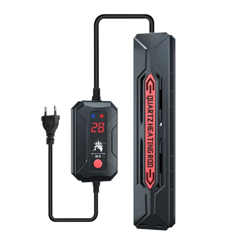 Mini calentador de acuario con forma de tortuga, termómetro sumergible de 1000W, 300W, 500W y 800W con enchufe europeo