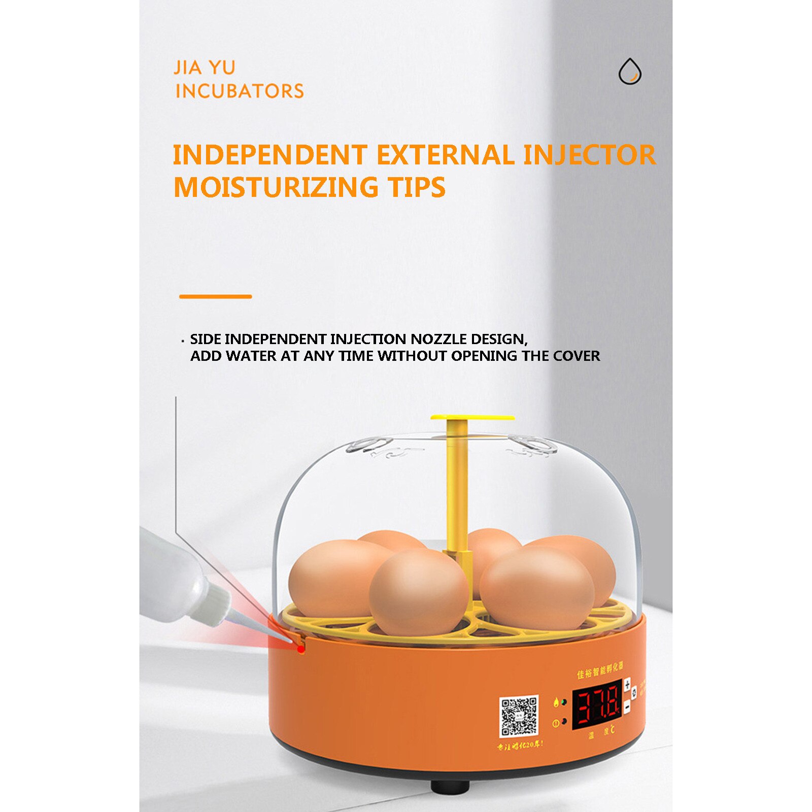 Egg Incubator Household Brooder Machine All-in-one Hatching Egg-manual Gashapon With Digital Temperature And Temperatur EU Plug