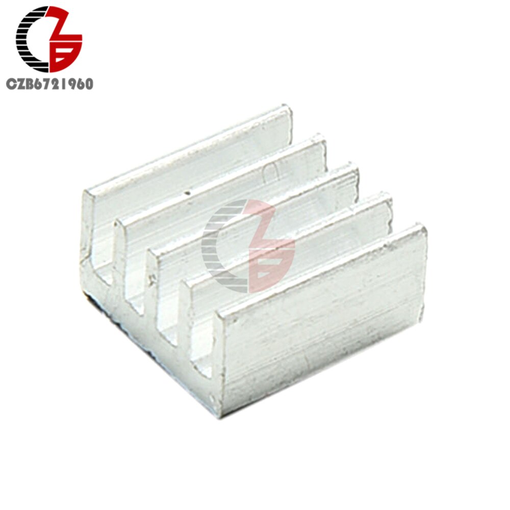 10Sets 3 Stks/set Aluminium Heatsink Koellichaam Verwarming Dissipatie Koeler Radiator Lijm Kit Voor Raspberry Pi Koeling