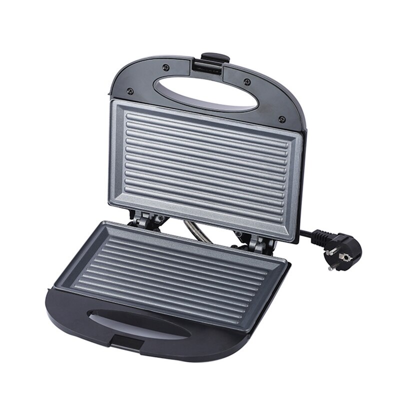 Panini Press Sandwich Maker Bread Oven Electric Grill Meat Steak Breakfast Machine Frying Pan Barbecue Plate