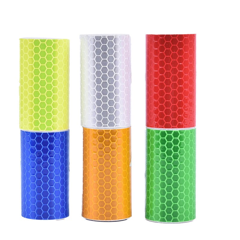 Nowy przyjazd 1m x 5cm taśma odblaskowa bezpieczeństwo wioślarz odblaskowe naklejki ostrzeżenie dekoracja bezpieczna samochód opinie taśma bezpieczeństwa