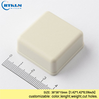 Small plastic project case DIY plastic housing for Electronics Enclosure abs Junction Box PCB desktop box 36*36*15mm: BMD60022-A1
