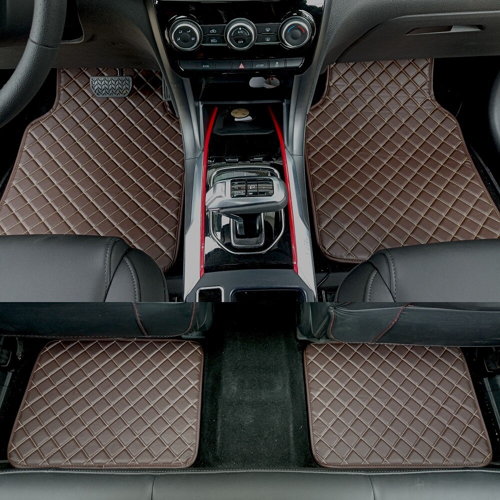 Universele auto vloermatten voor auto's, antislipmat, rode zwarte grijze koffie auto vloermatten, auto styling interieur auto vloermatten