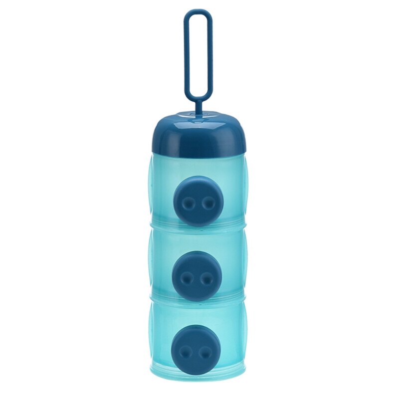Mignon 3 Couches Compartiment Lait En Poudre Boîte De Rangement Bébé Formule Distributeur Infantile Essentiels Céréales Collations Conteneur
