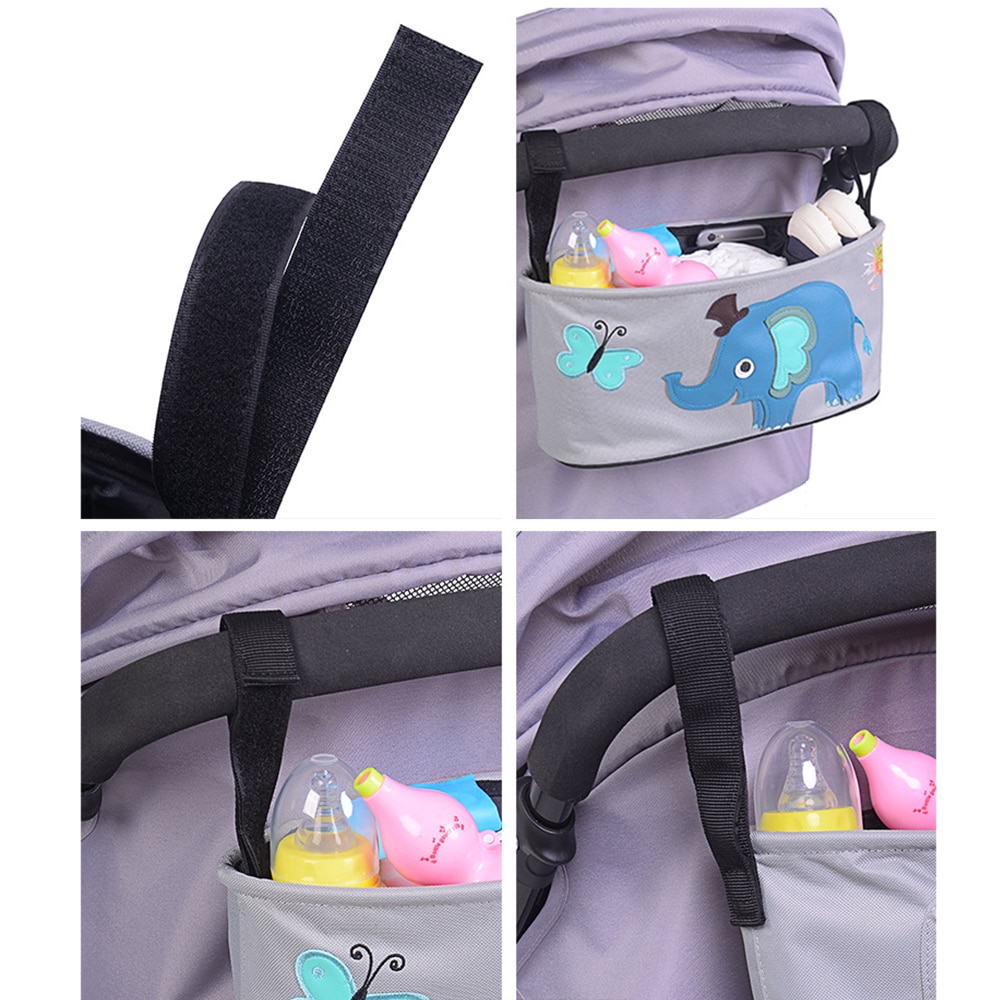 Multi-function diaper bag Cartoon Baby Stroller Bag Organizer Bag Nappy diaper bag Pram Cart Basket Hook Stroller Accessories
