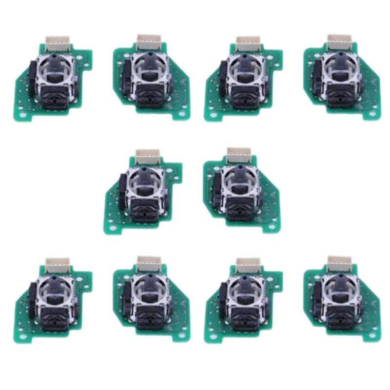 5 Set Replacement Left Right 3D Analog Joystick ThumbStick for Nintendo WII U Game Controller L/R Set