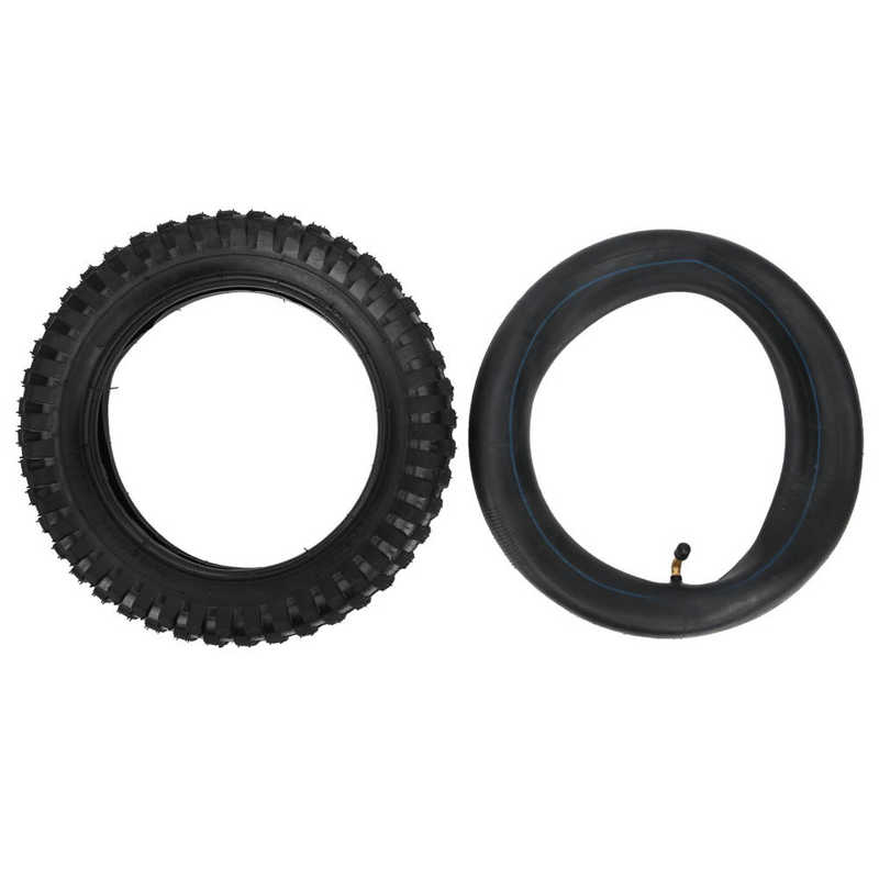 E-Bike Tire 12 1/2x2.75 Electric Bicycle Tire and Inner Tube Replacement Inflatable Rubber Tire Rubber Tire