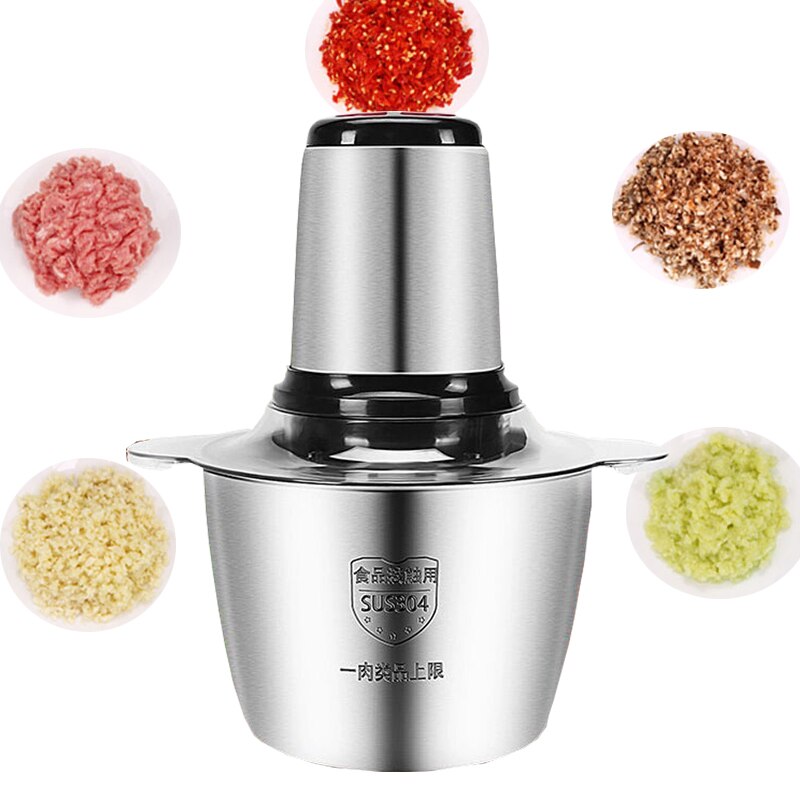 3L elektryczna kuchnia maszynka robić mielenia mięsa rozdrabniacz rozdrabniacz urządzenie robić siekania żywności stal nierdzewna elektryczny robot kuchenny narzędzia kuchenne