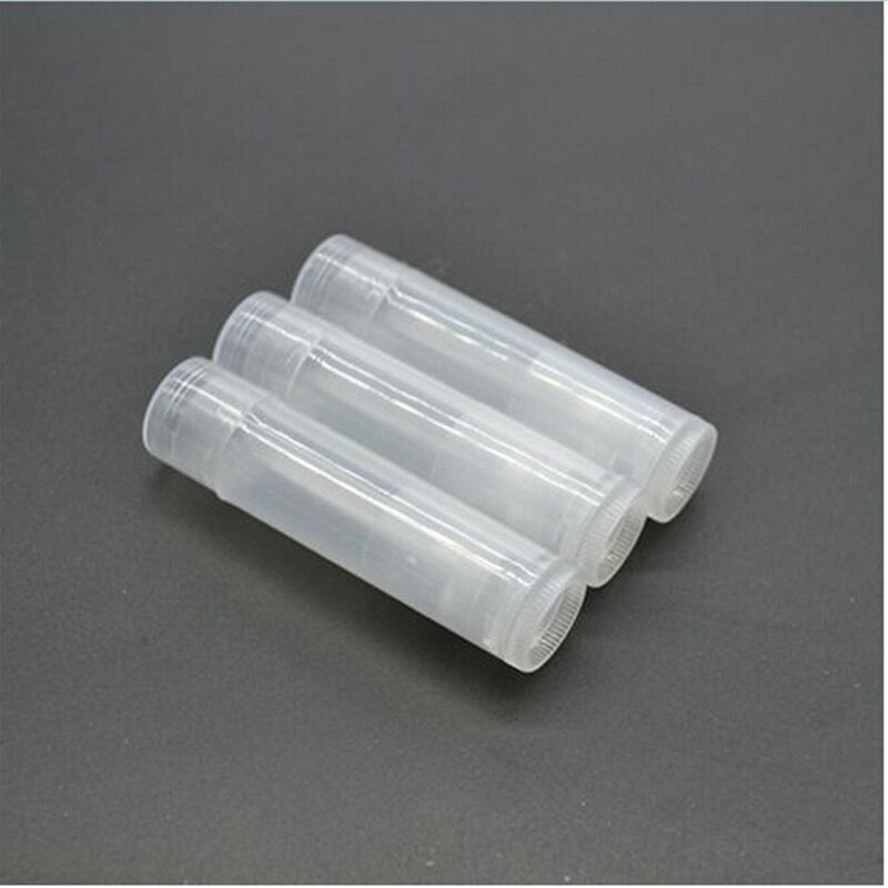 5 Stks/partij Lege Plastic Clear Lippenbalsem Tubes Containers Lipstick Lip Buizen Make Up Cosmetische Tool Supply