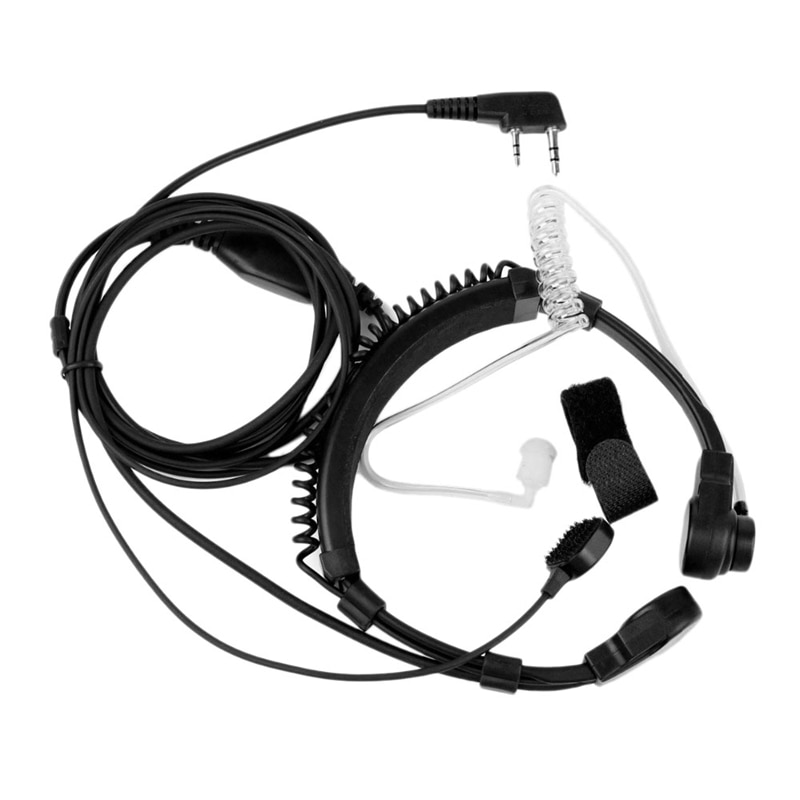 Uitschuifbare Ptt Keel Microfoon Mic Oortelefoon Headset Voor Baofeng Cb Radio Walkie Talkie UV-5R 8W UV-5RE UV-B5 GT-3: Default Title