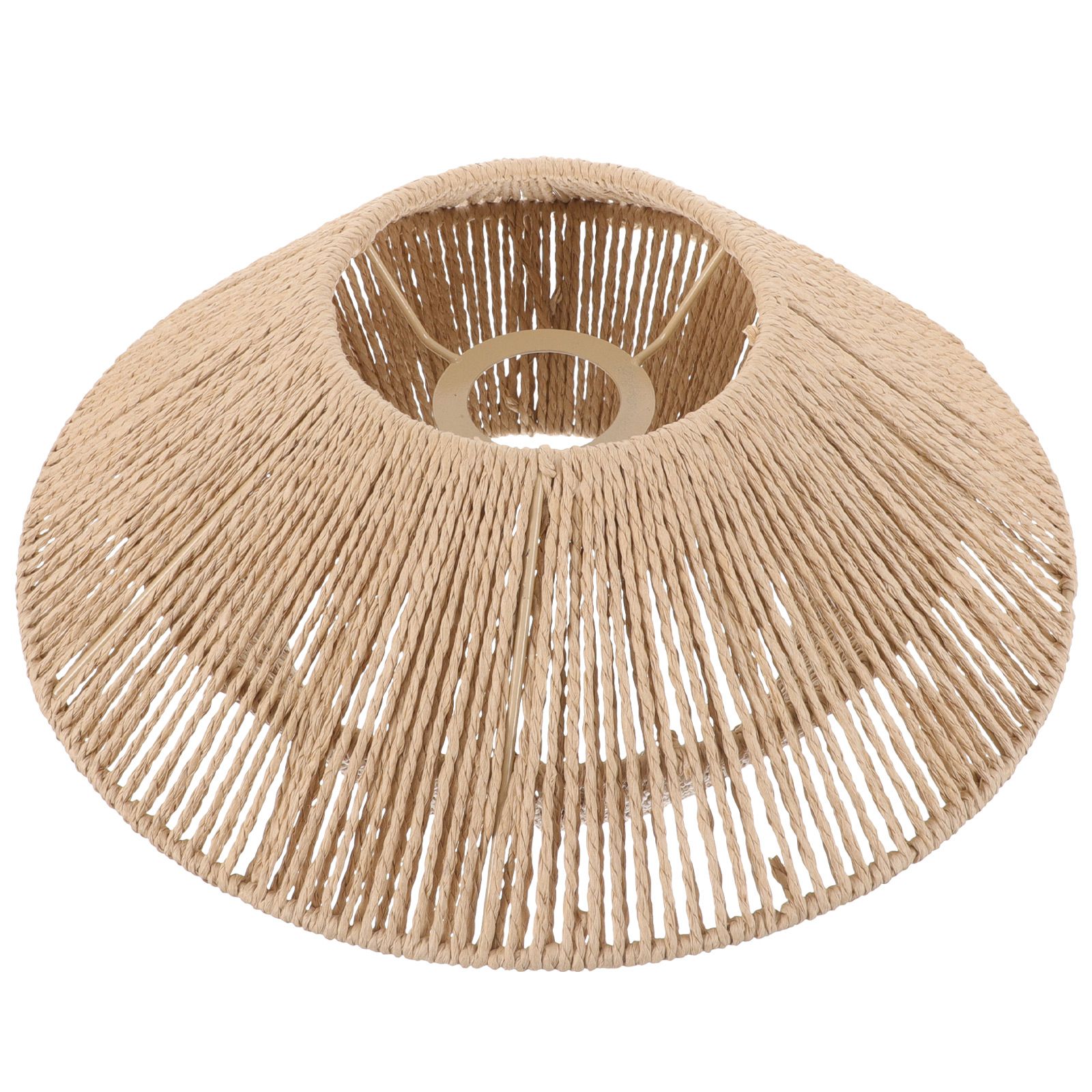 Vintage Lampenkap 1Pc Stro Weven Vat Schaduw Indoor Papier Cover Plafondlamp Rieten Kleine Lampenkappen Voor Home Decor