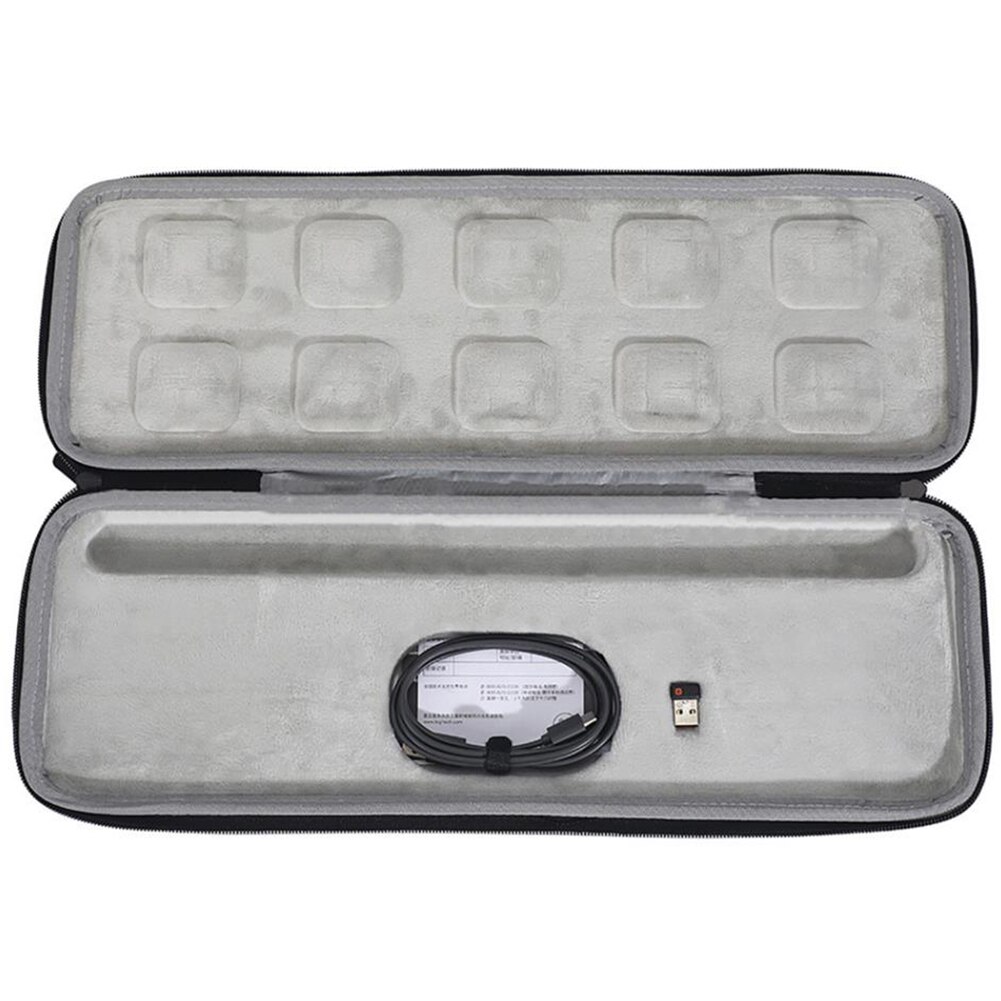 Storage Bag Hard Shell Mechanical Keyboard for Logitech MX Keys Wireless Keyboard Portable Carrying Case Hard